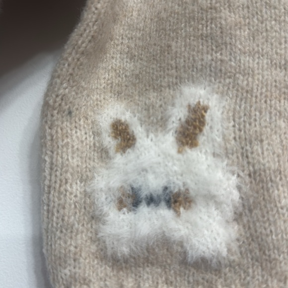 Zara Baby Knit Bunny Sweater - Picture 8 of 11